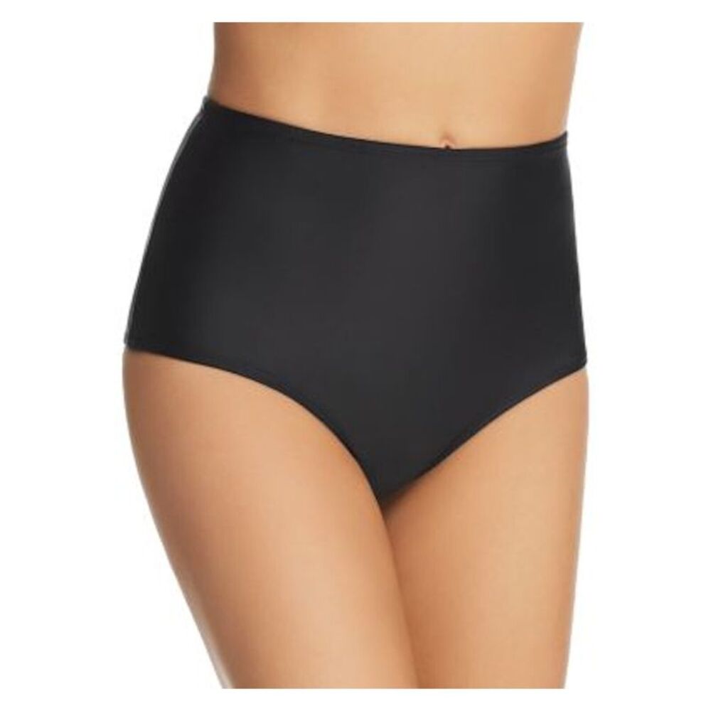 PAPER LONDON Women's Black High Waisted Swimwear Bottom XS
